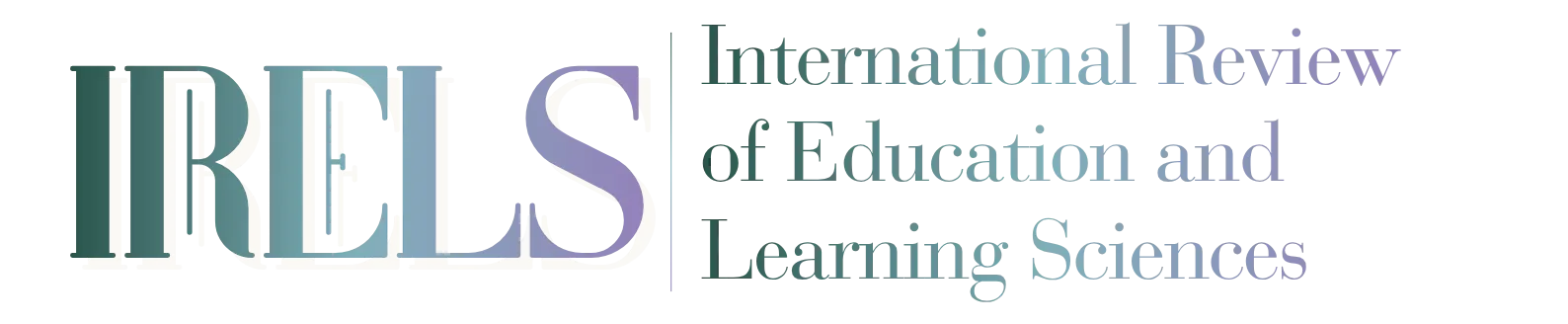 International Review of Education and Learning Sciences